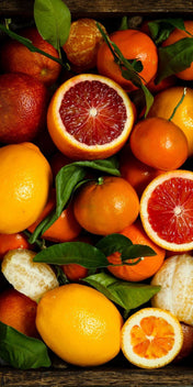 Grapefruit and mandarin citrus notes